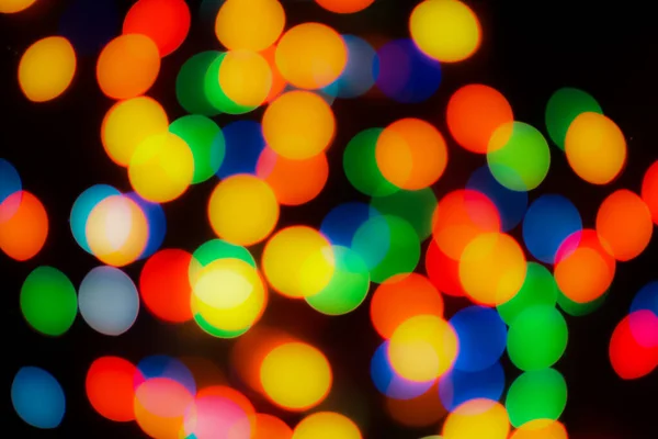 Abstract Colorful Defocused Circular Facula Bokeh Blurred Color Light Can — Stock Photo, Image