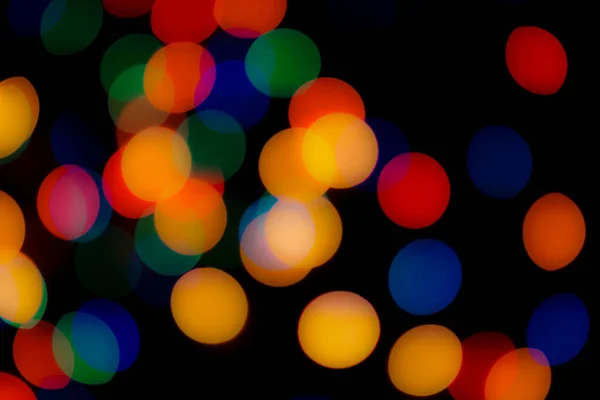 Astratto Colorato Sfocato Facula Circolare Luce Colore Sfocata Bokeh Può — Foto Stock