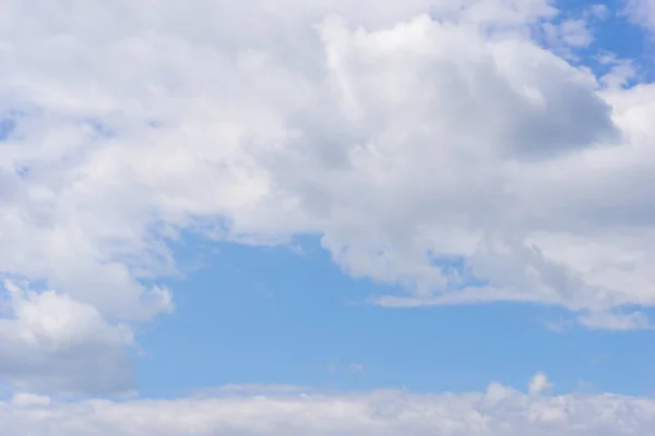 Aria Soffice Nuvole Nel Cielo Blu Una Giornata Sole Texture — Foto Stock