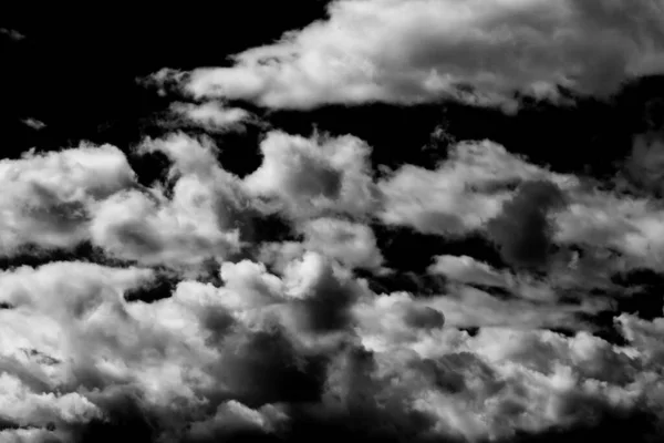 Czarno Biały Burza Dramatyczne Chmury Tło Tekstury — Zdjęcie stockowe