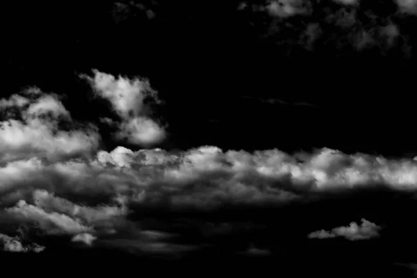 Чорно Біла Гроза Драматичні Хмари Фонова Текстура — стокове фото