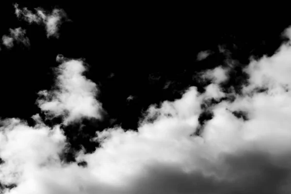黑白相间的雷暴云彩背景纹理 — 图库照片