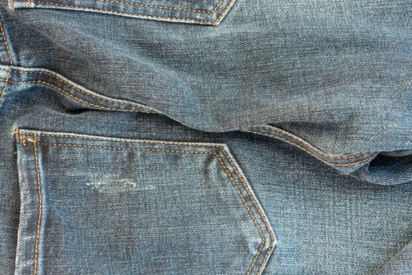 Jeans Tekstury Tła Zbliżenie — Zdjęcie stockowe