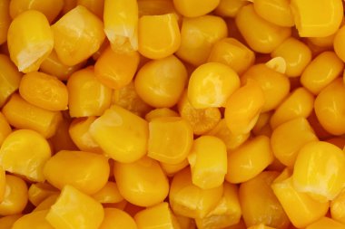 Sarı mısır tohumları arka planda pürüzsüz doku kapat