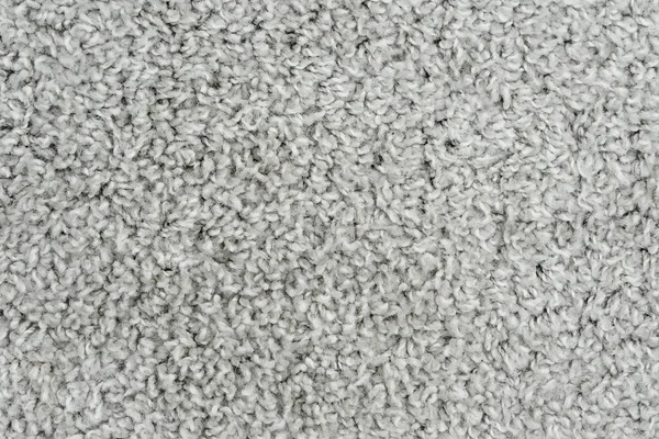 ホワイトナチュラルフリースカーペットテクスチャの背景 ウール生地のテクスチャフラグメントShaggyマット — ストック写真