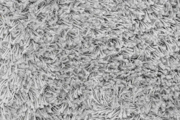 Bílé Přírodní Fleece Koberec Textury Pozadí Vlněná Tkanina Textura Fragment — Stock fotografie