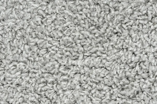 Branco Natural Tapete Textura Fundo Tecido Textura Fragmento Tapete Desgrenhado — Fotografia de Stock