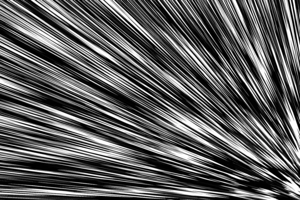 Abstrait Bande Texture Fond Noir Blanc Rayon Vectoriel Rafale Mouvement — Photo