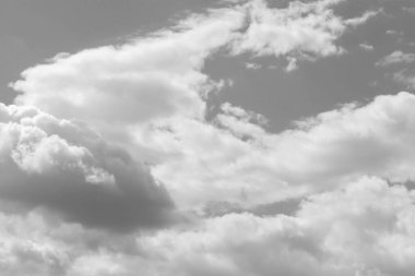 Siyah ve beyaz fırtına dramatik bulut arkaplan dokusu