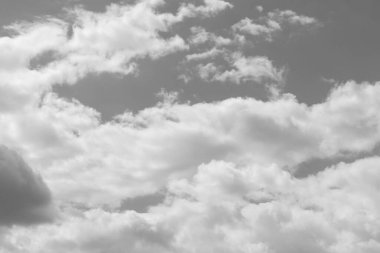 Siyah ve beyaz fırtına dramatik bulut arkaplan dokusu