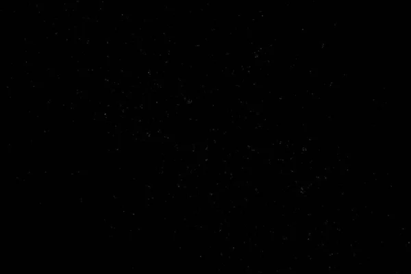 黑色背景上的白色Bokeh 光斑纹理 下着雪星空 — 图库照片