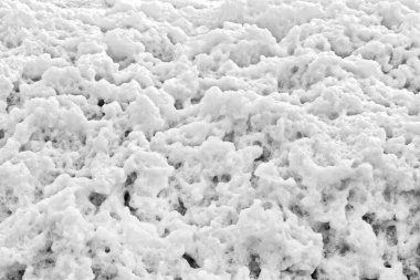 Beyaz köpüğün arkaplan dokusu yakın plan