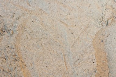 Plaj kum dokusu yakın plan