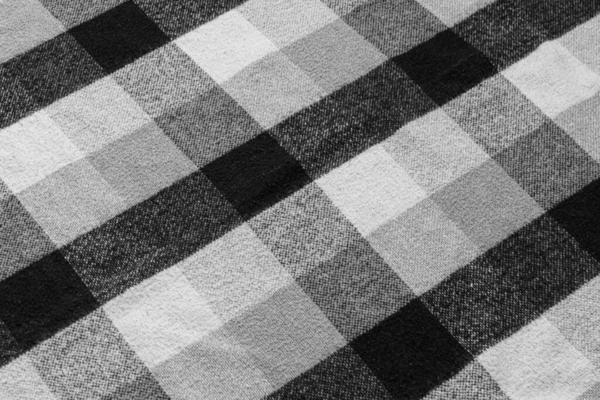 Zwart Wit Geruite Ruitstructuur Voor Achtergrond Tartan Textuur — Stockfoto