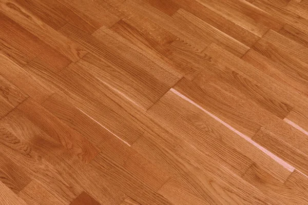 Fond Texture Plancher Stratifié Brun Parquet Surface Poli Bois Naturel — Photo