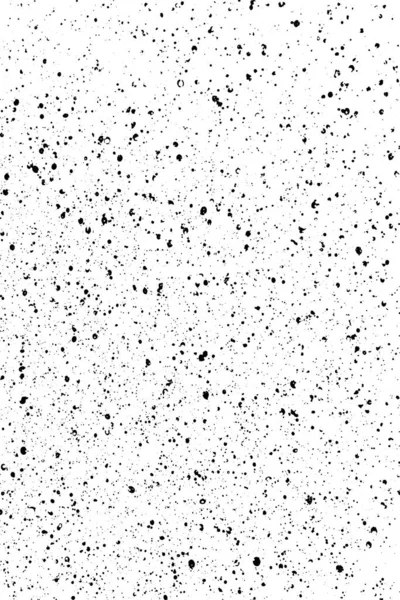 无序的黑色恒星在孤立的白色背景上破裂 飘落的雾蒙蒙的雪花覆盖着 星空闪烁 白底黑点黑点黑点摘要 — 图库照片