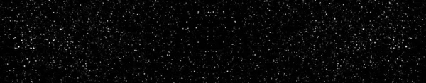Zole Edilmiş Siyah Arka Planda Kaotik Beyaz Yıldız Bokeh Düşen — Stok fotoğraf