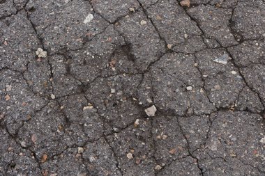 Eski kırık asfalt dokusu arkaplanı