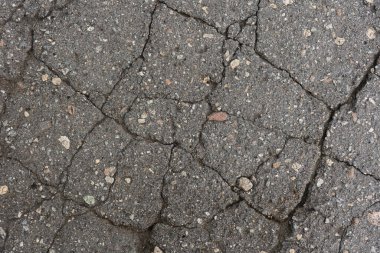 Eski kırık asfalt dokusu arkaplanı