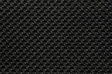 Yakından çekilmiş pürüzlü siyah metal desen arka planı