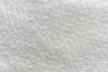 Hava kabarcığı film dokusu arka planı. Polietilen köpük