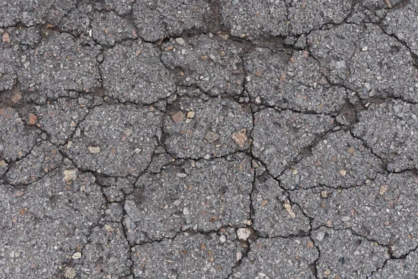 Old Broken Cracked Asphalt Texture Background — Stock Photo, Image