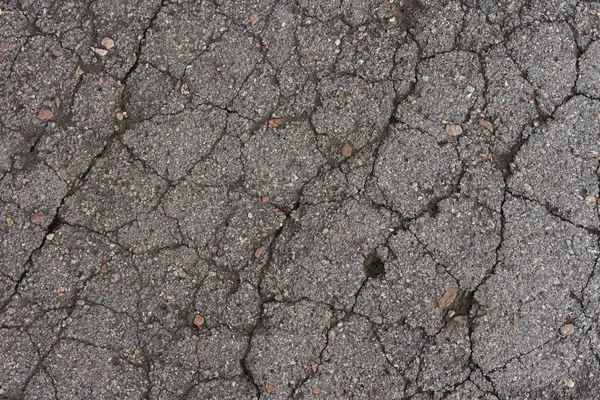 Old Broken Cracked Asphalt Texture Background — Stock Photo, Image