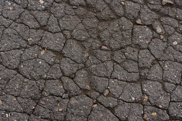 Old Broken Cracked Asphalt Texture Background — Stock Photo, Image