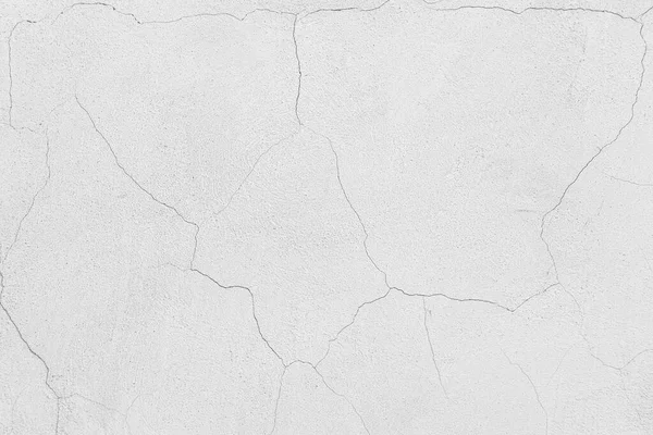 粗糙的白色救济面团 有裂缝壁纹理背景 设计师用空白 — 图库照片