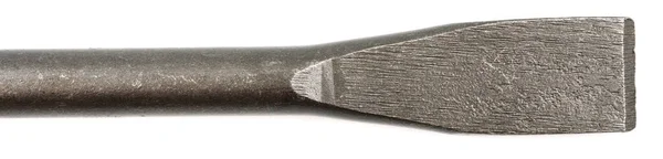 Stahl Bohrer Isoliert Auf Weißem Hintergrund Nahaufnahme — Stockfoto