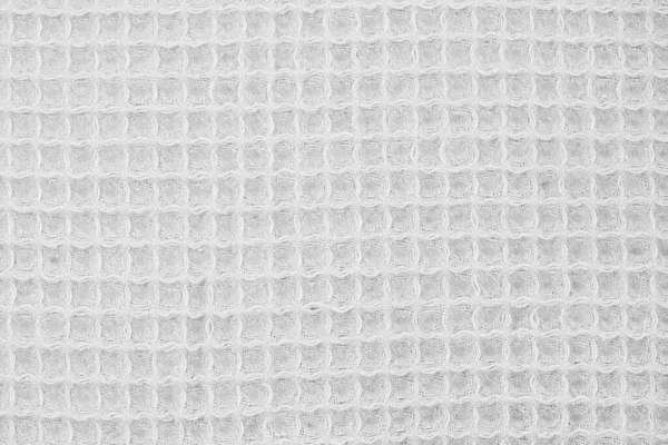 Vit Naturlig Textur Stickad Ull Textil Material Bakgrund Vitt Bomullstyg — Stockfoto