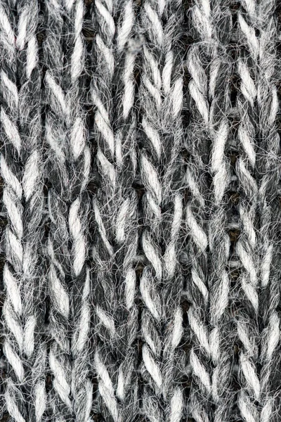 Texture Naturelle Blanche Laine Tricotée Fond Matière Textile Texture Toile — Photo
