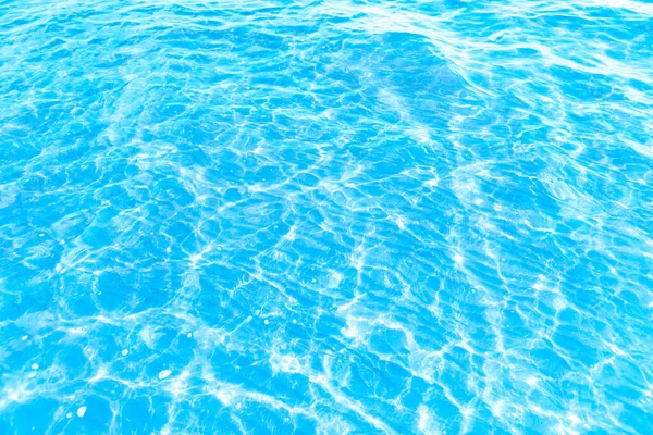 Blå Transparent Havsvatten Nära Stranden Textur Bakgrund Klar Vattenyta Med — Stockfoto