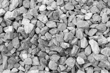 Siyah küçük yol taşı zemin, koyu çakıl taşları taş yapı, granit, mermer