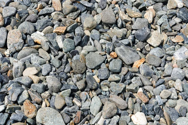 Black Small Road Stone Background Dark Gravel Pebbles Stone Texture — Stock Photo, Image