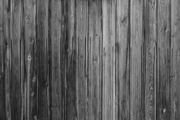 Black Wooden Board Fence Background Texture — Stock Photo, Image