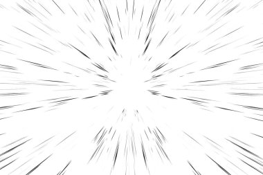 Beyaz arka planda siyah çizgiler var. Soyut hız ışık hareketi bulanık dokusu. yıldız parçacığı veya uzay yolculuğu