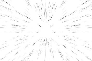 Beyaz arka planda siyah çizgiler var. Soyut hız ışık hareketi bulanık dokusu. yıldız parçacığı veya uzay yolculuğu