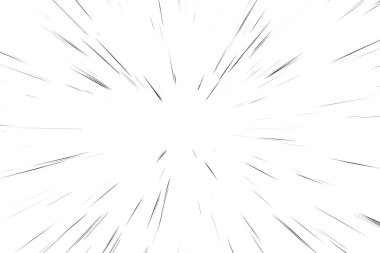 Beyaz arka planda siyah çizgiler var. Soyut hız ışık hareketi bulanık dokusu. yıldız parçacığı veya uzay yolculuğu