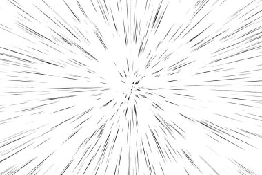 Beyaz arka planda siyah çizgiler var. Soyut hız ışık hareketi bulanık dokusu. yıldız parçacığı veya uzay yolculuğu