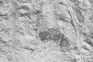 Kilden bir taş ocağında yer altındaki farklı katmanların dokusu. kil duvar arkaplanı kapat