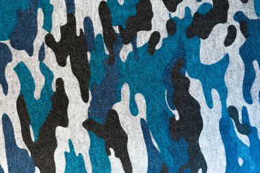 BLUE KARAHI KAMLARI FABRİK TEXTURE BACKground. Ordu ve av kıyafetleri