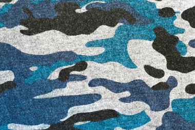 BLUE KARAHI KAMLARI FABRİK TEXTURE BACKground. Ordu ve av kıyafetleri