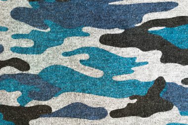 BLUE KARAHI KAMLARI FABRİK TEXTURE BACKground. Ordu ve av kıyafetleri