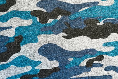 BLUE KARAHI KAMLARI FABRİK TEXTURE BACKground. Ordu ve av kıyafetleri