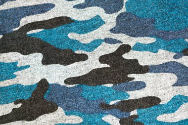 BLUE KARAHI KAMLARI FABRİK TEXTURE BACKground. Ordu ve av kıyafetleri