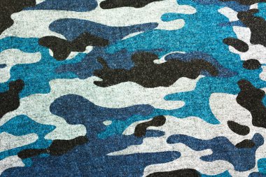 BLUE KARAHI KAMLARI FABRİK TEXTURE BACKground. Ordu ve av kıyafetleri