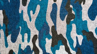 BLUE KARAHI KAMLARI FABRİK TEXTURE BACKground. Ordu ve av kıyafetleri