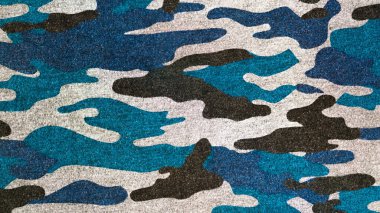 BLUE KARAHI KAMLARI FABRİK TEXTURE BACKground. Ordu ve av kıyafetleri