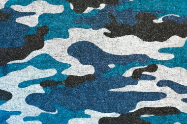 BLUE KARAHI KAMLARI FABRİK TEXTURE BACKground. Ordu ve av kıyafetleri